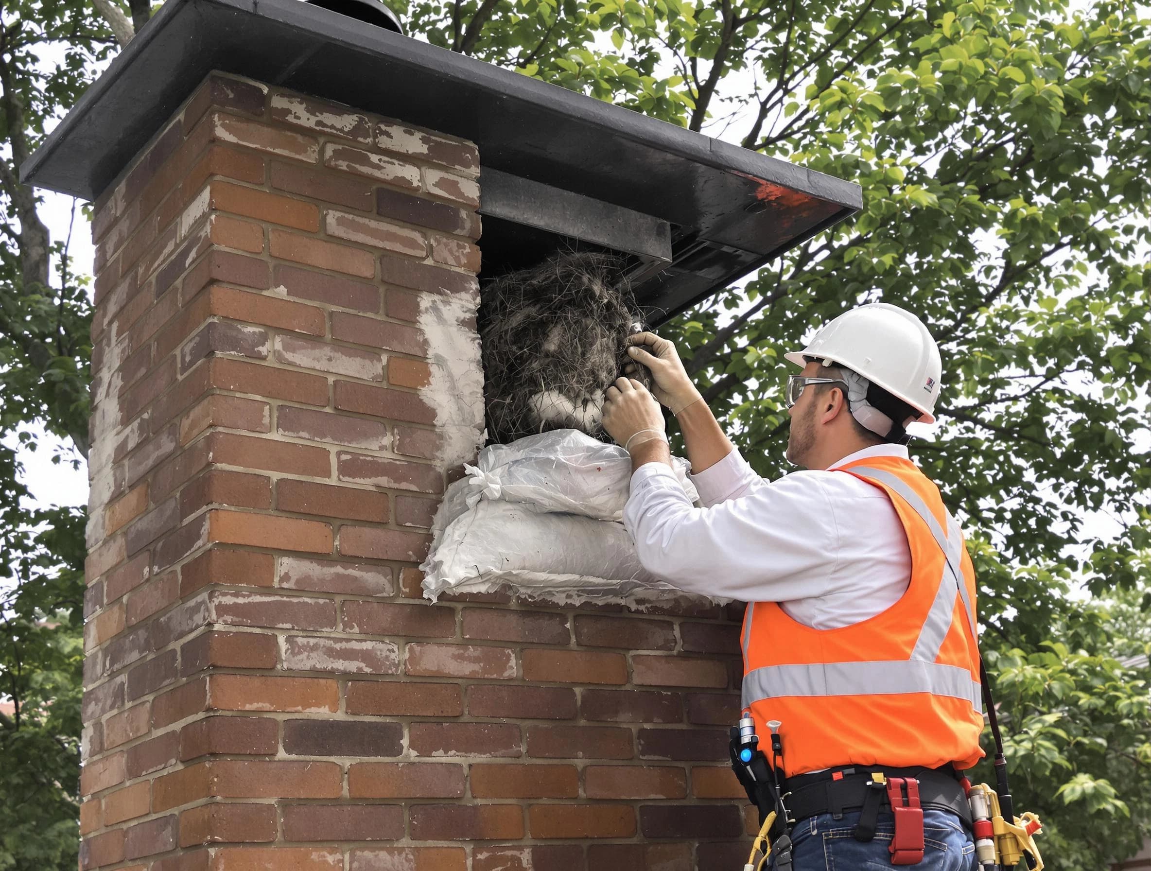 Humane removal of debris and animals by Swissvale Chimney Sweep in Swissvale, PA