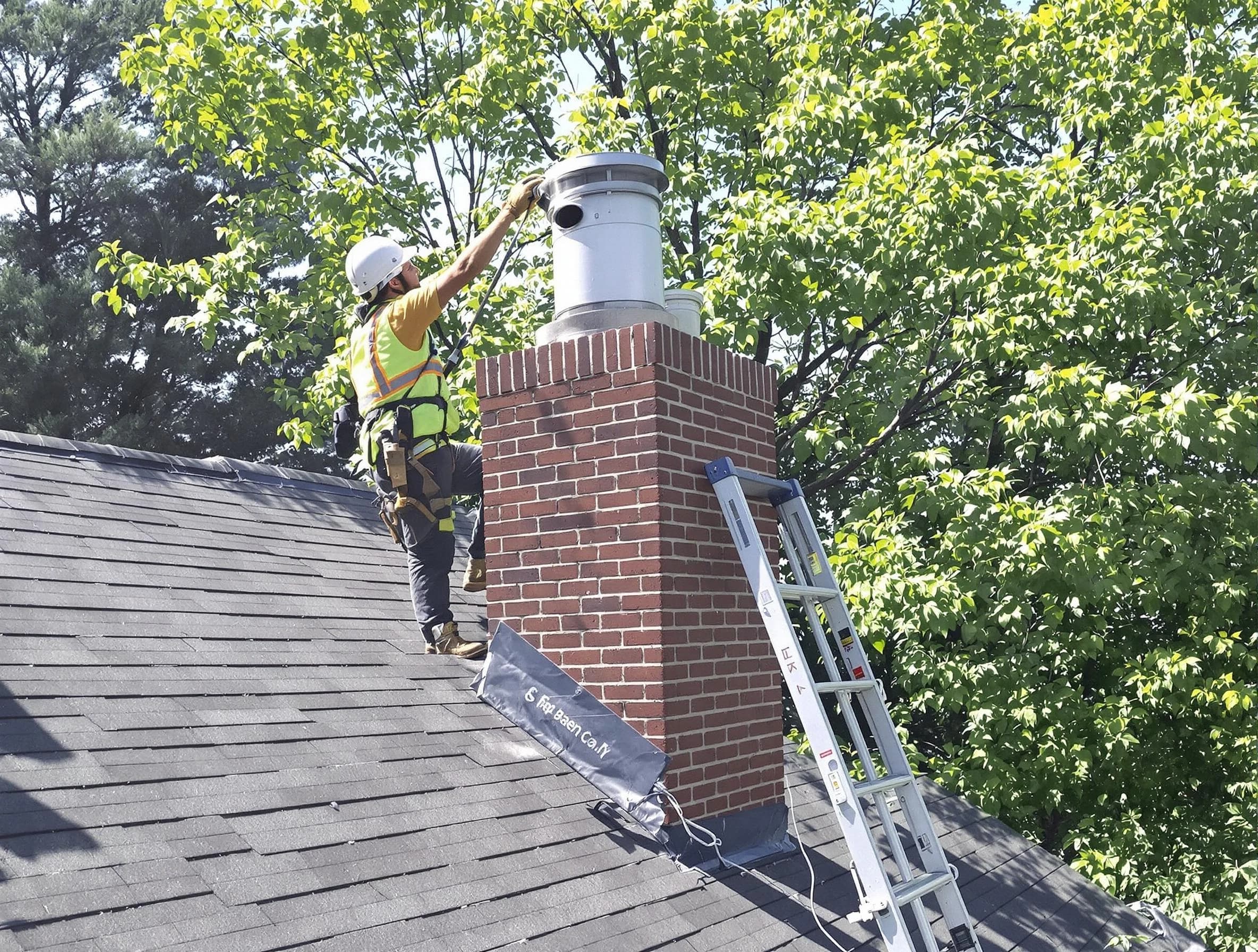 Chimney liner inspection by Swissvale Chimney Sweep in Swissvale, PA